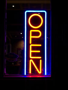 open LED signage thumbnail