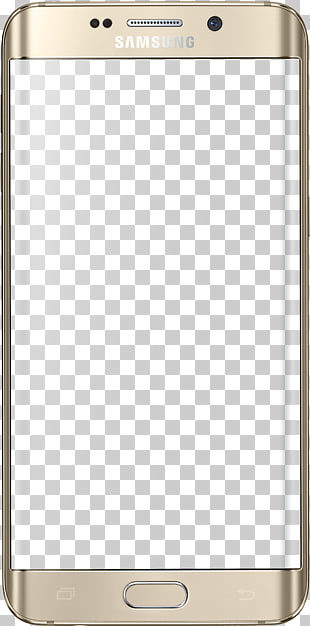 Samsung Galaxy S7 Telephone, Samsung mobile phone golden border, gold Samsung Galaxy Edge PNG clipart
