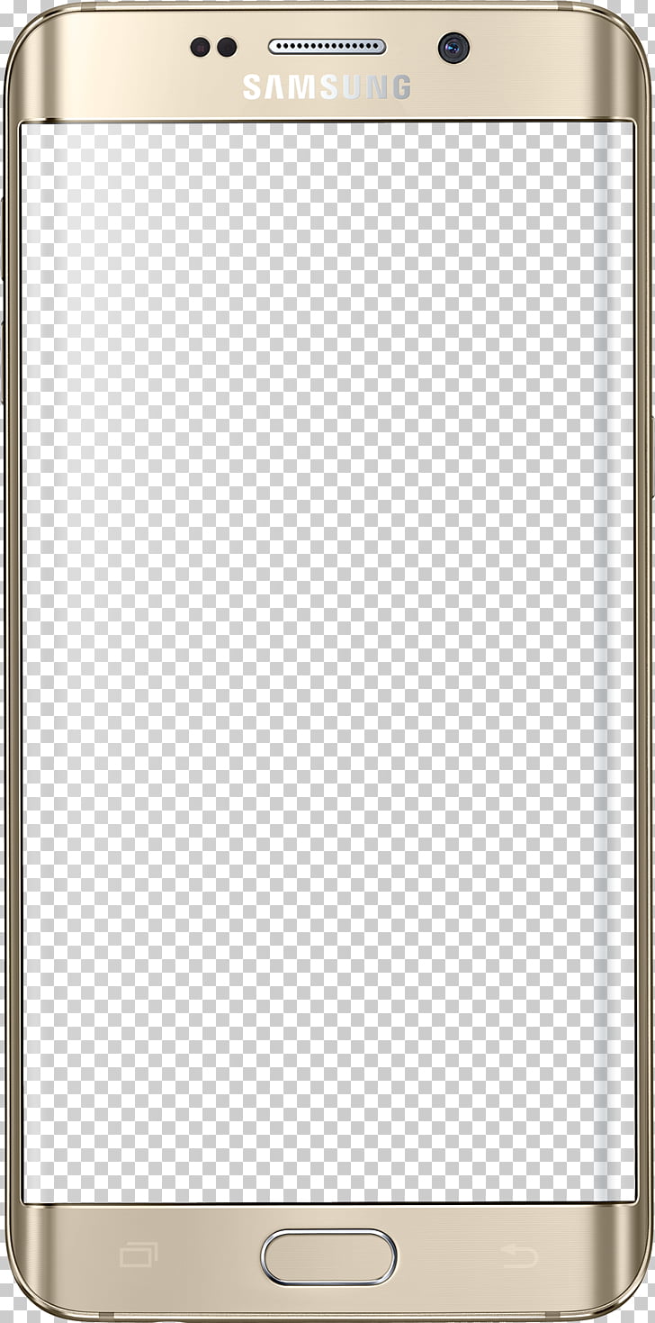 Samsung Galaxy S7 Telephone, Samsung mobile phone golden border, gold Samsung Galaxy Edge PNG clipart