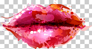 Distance EP Go the Distance Spotify Lyrics, watercolor painted lips, red lipstick PNG clipart