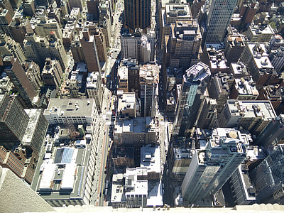 aerial view photography of high-rise building lot during daytime thumbnail