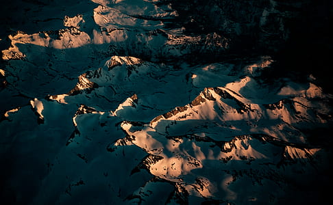 mountain, sunset, sunrise, snow thumbnail