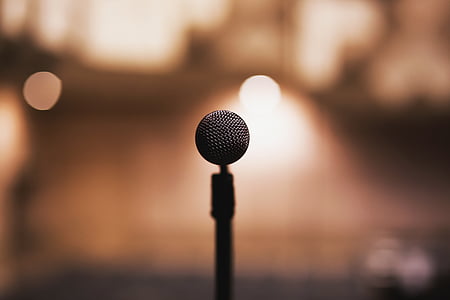 black microphone thumbnail