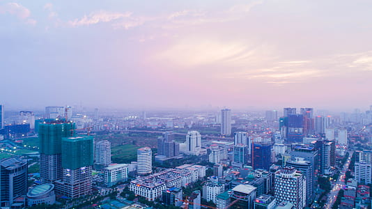 aerial view of high-rise buildings thumbnail