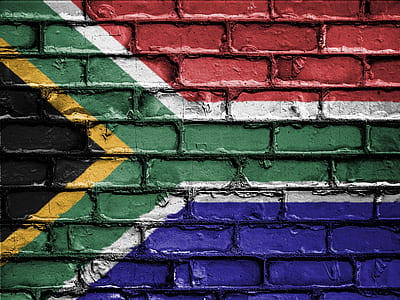 flag of South Africa wall graffiti thumbnail