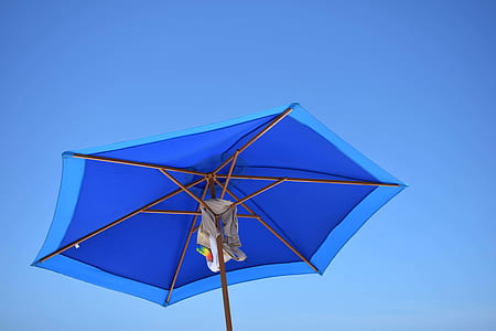 low angle photography of parasol thumbnail