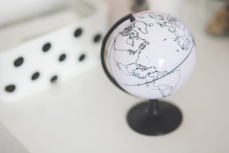 white and black desk globe thumbnail