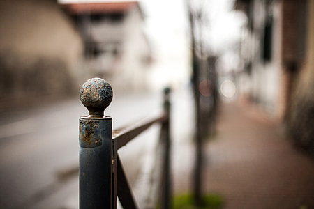 closeup photography of gray metal stand thumbnail