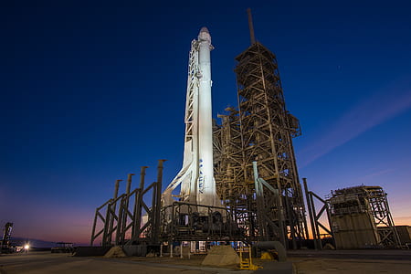 space shuttle under blue sky thumbnail