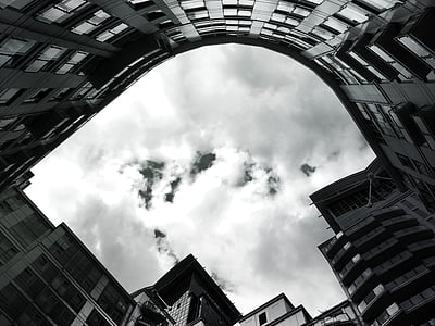 grayscale photo of building thumbnail