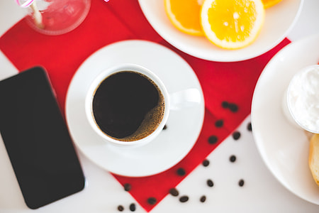 Breakfast Tray with Cup of Coffee thumbnail