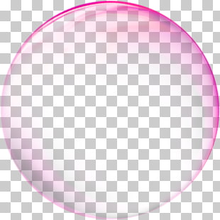 Transparency and translucency, Rose red transparent bubble effect element, pink balloon illustration PNG clipart