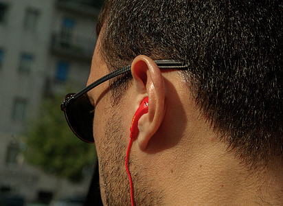 man wearing earphones thumbnail