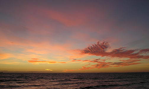 body of water during sunset thumbnail