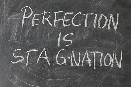 Perfection IS Stagnation text thumbnail
