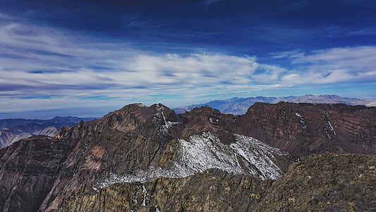 mountain under blue sky thumbnail