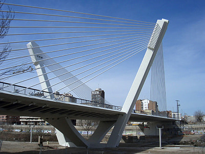 Príncep de Viana Bridge in Lleida, Spain thumbnail
