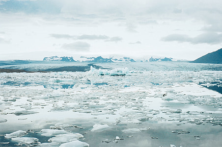 glacier in aerial photography thumbnail