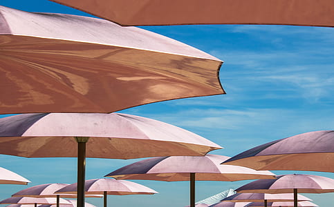 lots of brown patio umbrella thumbnail