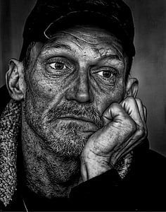 portrait artwork of man wearing hat thumbnail