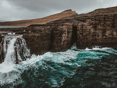 time lapse photography of waterfalls thumbnail