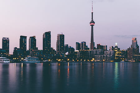 city, landmark, night, water thumbnail