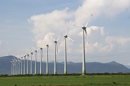 white wind turbines thumbnail