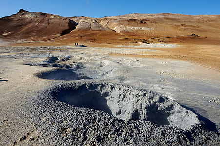 landscape photography of gray craters thumbnail