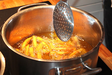 French fries on cooking pot thumbnail