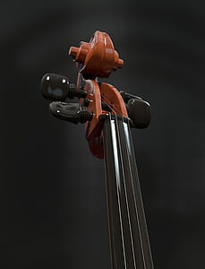brown and black violin thumbnail