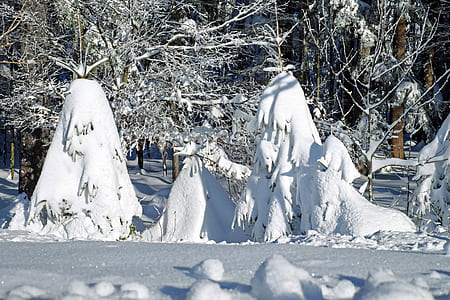 photo of snow rock formation thumbnail