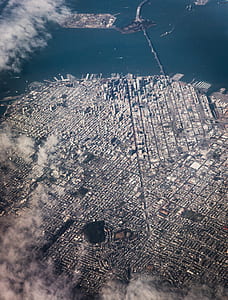 aerial photography of city thumbnail