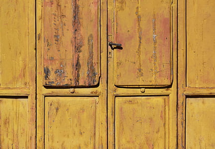 closed brown wooden locker thumbnail