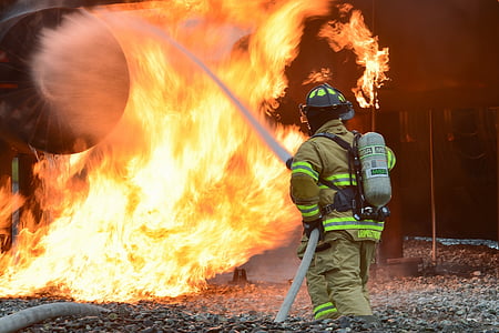 firefighter fighting a fire thumbnail