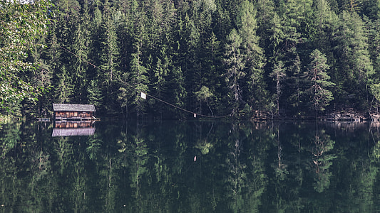 brown wooden floating house thumbnail
