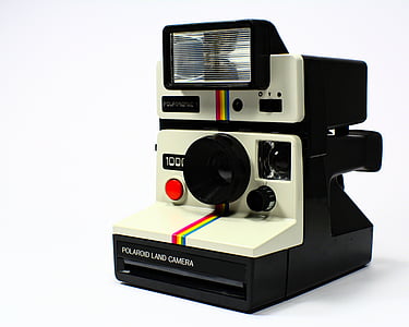 white and black Polaroid 1000 land camera thumbnail