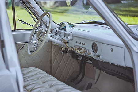 empty white trimmed vehicle interior thumbnail