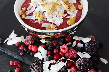 assorted fruit beside glass bowl thumbnail