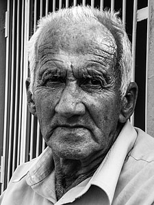 grayscale photo of man in collared shirt thumbnail