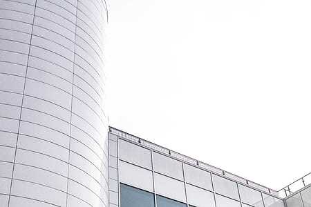 building, architecture, windows, glass, white, lines thumbnail