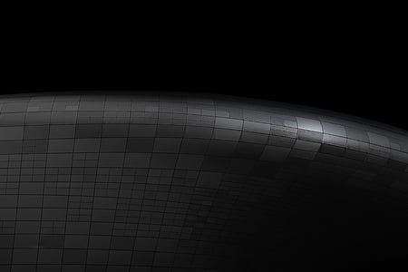 black, curves, lines, dark, architecture, design thumbnail
