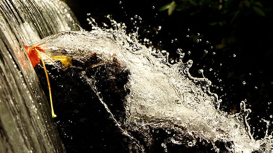 Time-lapse Photography of Water Splashing on Brown Rock during Dytime thumbnail
