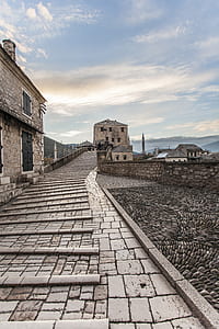brown concrete building background of mountain thumbnail