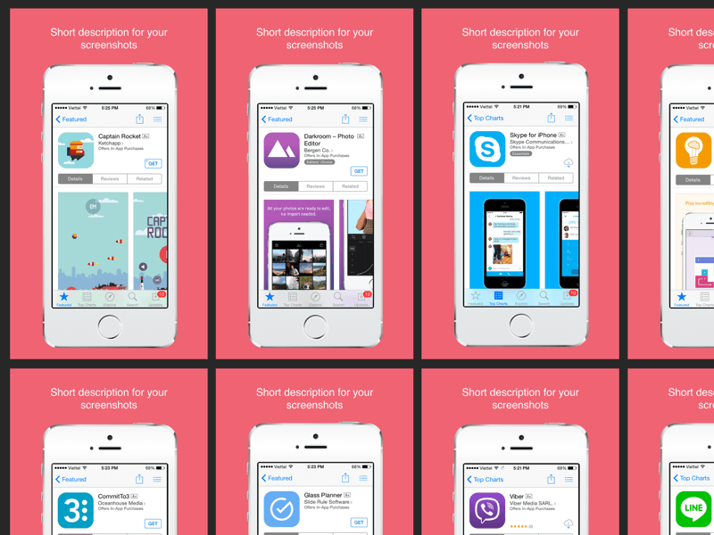 App Store Screenshots sketch file sketch file