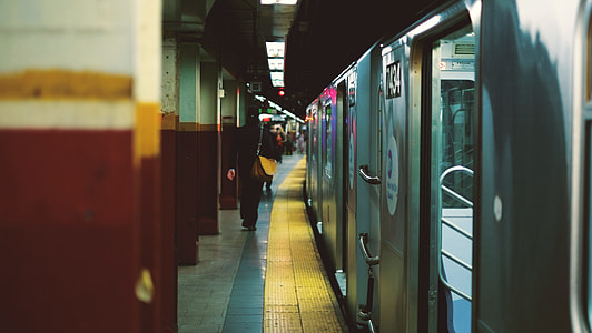 closeup photo of gray train station thumbnail