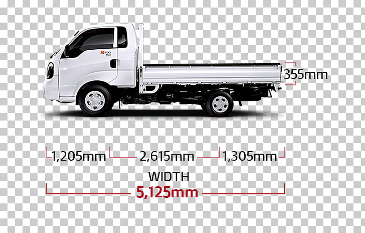 Kia Bongo Kia Motors Car Van Open Standard Door Height Png