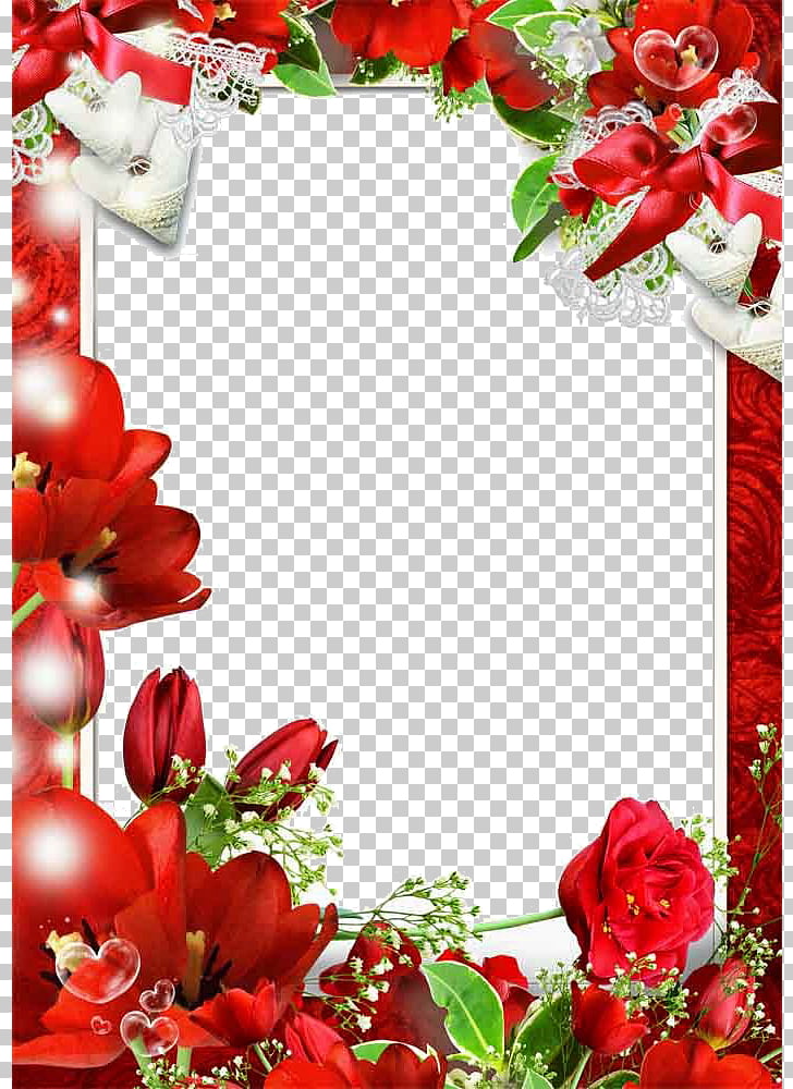 Frame Love Love Frame Free red and green flowers border PNG clipart free cliparts UIHere