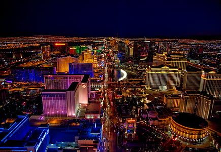 aerial photography of city during nightime thumbnail