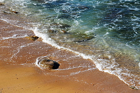 Time Lapse Photo of Sea Wave thumbnail