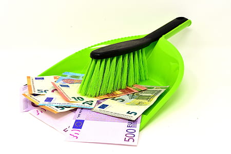 banknote under bush and dust fan thumbnail